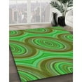 thumbnail image 3 of Ahgly Company Machine Washable Indoor Rectangle Transitional Seaweed Green Area Rugs, 5' x 8', 3 of 7