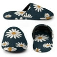 thumbnail image 4 of Daisy Bloom House Slippers for Woman Men Warm Fannel Slipper Non-Slip TPR Slides Slippers 9.5-10, 4 of 8
