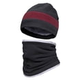 thumbnail image 1 of Two In One Winter Warm Face And Hat Unisex Knit Cap And Neck Gaiter Set For Outdoor Use Warm Lined Headwear, 1 of 7