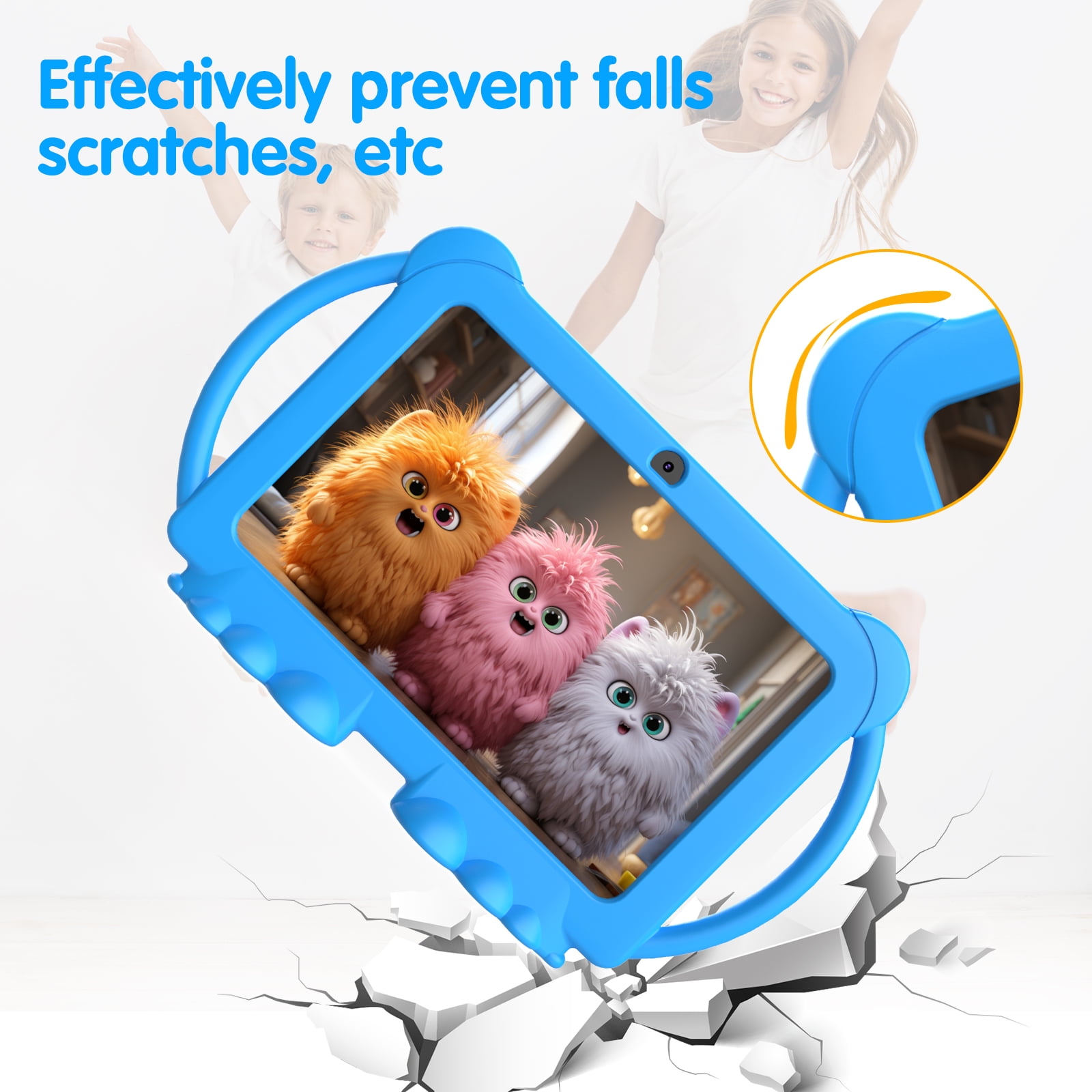 Kids Tablet 7 inch Toddler Tablet Android Tablet for Kids 4GB RAM 32GB ROM