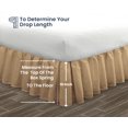 thumbnail image 5 of SGI Bedding 10 Inch Ruffled Bed Skirt | Microfiber Bed Skirt | Fade Resistant, Wrinkle Free, Anti-static, Decorative, Extra Storage Space, Clutter-Free |King, Taupe, 5 of 8