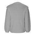 thumbnail image 3 of QIPOPIQ Womens Sweaters Clearance Fashion Drop Shoulder Sweater Color Long Sleeve Pullove Shirt Sweater Tops Knitwear Gray XL, 3 of 5
