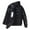 Black, variant on Reversible Hooded Jacket Heavy Duty Winter Coat With Detachable Lined Hood For Extreme Cold Weather And Warmth