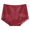 thumbnail image 4 of Fesfesfes Boxer Shorts For Women Solid Color High Waisted Mesh Breathable And Lace Hollow Underwear Panties, 4 of 4