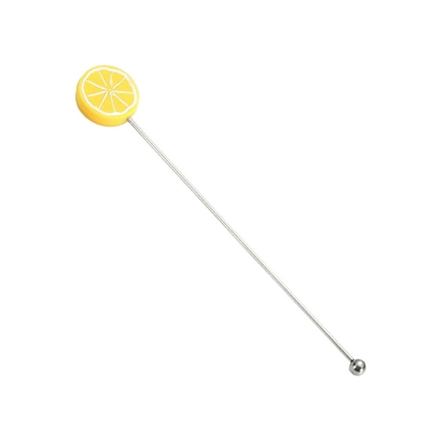 Naiovety Agitador para beber varilla mezcladora de acero inoxidable mango largo Muddler Bar herramienta accesorios para fiesta café limón Type2 NO2