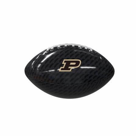 Logo Brands 201-93MG-1 NCAA Purdue University Boilermakers Carbon Fiber Mini Size Glossy Football