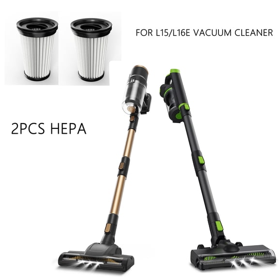 2Pcs Washable Replacement HEPA Filter for L15/L16E Cordless Vacuum Cleaner