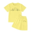 thumbnail image 3 of Gelikeya School Kids Clothes Szie 7-8 Yellow Girls School Clothing Sets, 3 of 5