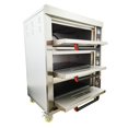 thumbnail image 4 of PreAsion Commercial Independent Control Movable Electric Triple Pizza Oven 6 Baking Sheets 220V 3PH 19.8KW, 4 of 17