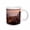 White, variant on 3drose, Albania, Durres, Elevated Beachfront Promenade View, Dusk, 11oz Two-tone Red Mug