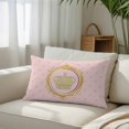 thumbnail image 3 of Golden Crown Standard Size Pillow Cover, Pillowcase Protectors with Zipper, Breathable Decorative Throw Pillow Case Cover, Pink Cartoon Funny Geometric Plaid Art Pillow Shams for Couch Sofa 20x26Inch, 3 of 8