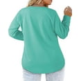 thumbnail image 5 of Fantaslook Plus Size Sweatshirts for Women Crewneck Casual Tunic Tops Long Sleeve Shirts, 5 of 8
