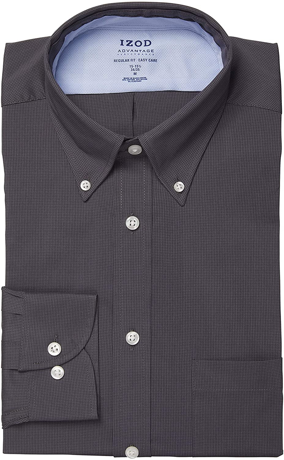 IZOD Mens Short Sleeve Dress Shirt 