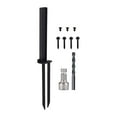 thumbnail image 4 of Fence Post Repair Fence Post Repair Stakes Convenient Installation Sturdy Spare Parts Fence Post Support Pile for Outdoor, 4 of 10