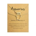 thumbnail image 3 of Twelve Constellation Necklace Diamond Bracelet + Necklace Set Constellation Card Set, 3 of 9