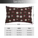 thumbnail image 2 of Fotbe Plaid Snowflakes Festive Funda de Almohada Decorativa Estilo Occidental, Lujo en Algodón, Fundas para Almohadas King, Cojín Estampado para Decoración del Hogar-16"x24", 2 of 6