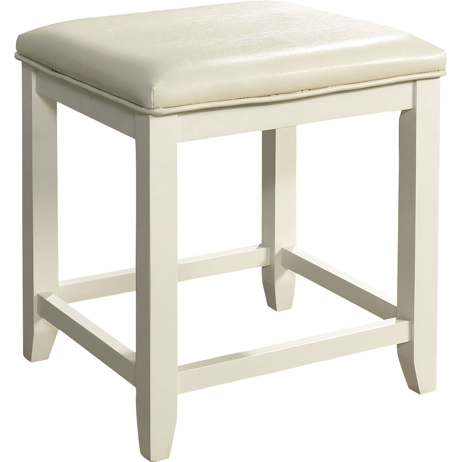 Manette Vanity Stool 19.25 H 10 lb. Walmart