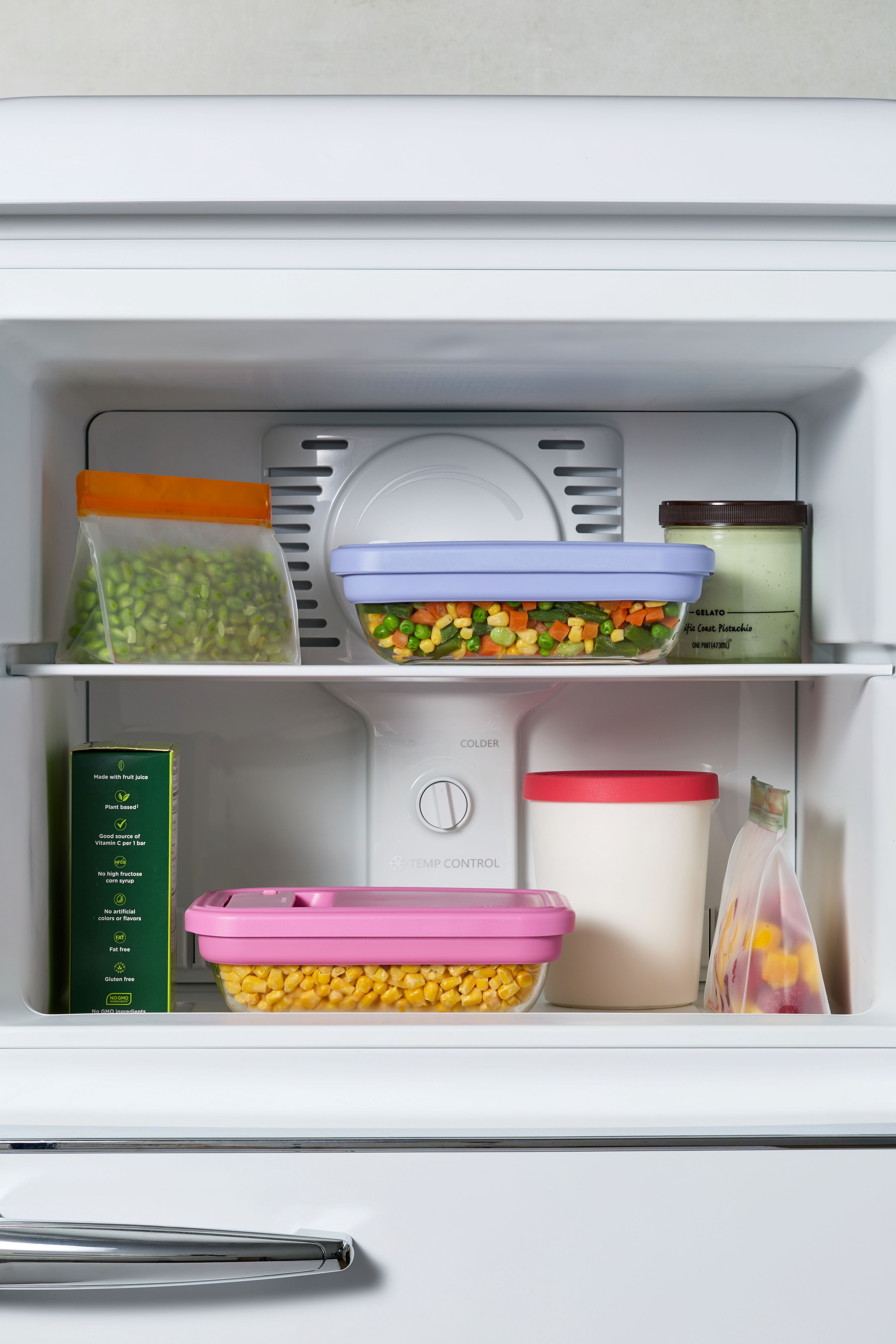 Ello Fresh Stack Glass 3.7cup 8piece Meal Prep Set, Designed to Help with Everyday Organization, and Meal Preparation