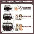 thumbnail image 4 of Huracan Foldable Pet Playpen 29" Large Dog Cat Playpen Portable Pet Exercise Tents for Dogs Cats Dog Kennel Cat Cage for Indoor Outdoor,Coffee and Beige, 4 of 7