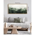 thumbnail image 5 of SHENIFY Green Fog Pine Tree Forest Canvas Wall Art Large 20x40in Natural Framed Modern Artwork Prints Decor Hanging Decoration, 5 of 5