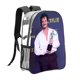 thumbnail image 1 of Pedro PascalMochila transparente temática, resistente y duradera, bolsa see-through para trabajo, deporte, universidad y viaje, 31 × 43 cm, 1 of 6