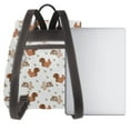 thumbnail image 3 of Disketp Rabbit And Squirrel Mochila de Cuero para Mujer, Bolso de Espalda Antirrobo con Estilo para Viaje, Trabajo y Uso Diario, 3 of 4