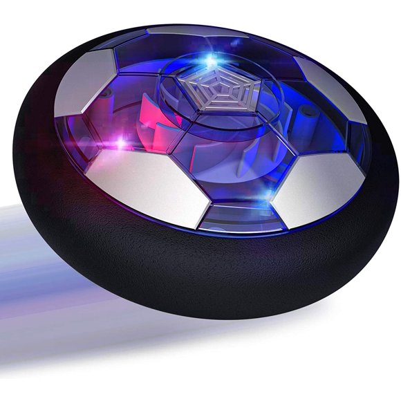 UISHUSO Hover Soccer Ball Boy Toys, Rechargeable Air Soccer Indoor Floating Soccer Ball with LED Light and Upgraded Foam Bumper Perfect Birthday Christmas Gifts for Kids Toddler Girls
