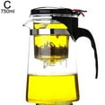 thumbnail image 4 of QHUDLV Clear Glass Teapot Tea Leaf Herbal Tea Pot Safe Clear Glass Jug 500/750/1000ml, 4 of 9