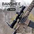 thumbnail image 4 of Monstrum Banshee ED 1-8x24 LPVO Rifle Scope with Offset Scope Mount | Black | BDC A2 Reticle, 4 of 8