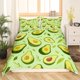 thumbnail image 2 of Funda Nórdica Queen Size, Juego de Cama Aguacate Verde para Niños Niñas Adolescentes, 2 of 6