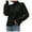 Black, variant on Vedolay Fall Sweaters for Women 2023 Fall Cropped Turtleneck Knitted Sweater Pullover Loose Tops,Gray M