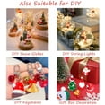thumbnail image 6 of Windfall 1pcs Christmas Miniature Figurines Mini Santa Clause Ornament Xmas Micro Landscape Christmas Tree Snowman Reindeer Gift for DIY Fairy Garden, 6 of 8