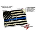 thumbnail image 3 of Decal Style Vinyl Skin for Microsoft Surface Pro 4 - Painted Faded Cracked Blue Line Stripe USA American Flag - (SURFACE NOT INCLUDED), 3 of 3