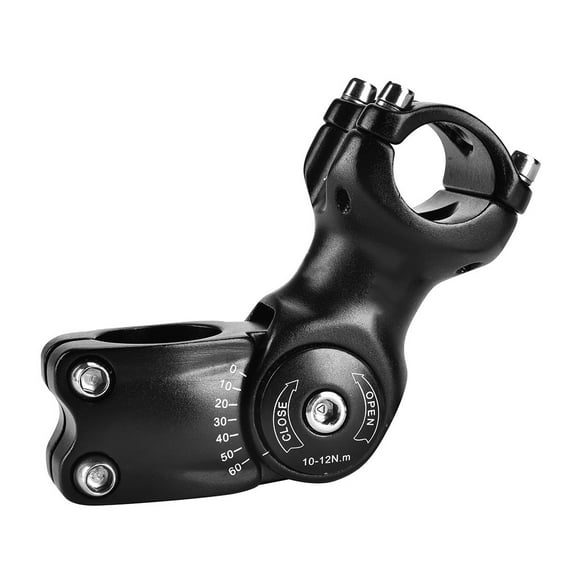 Enhanced Cycling Experience on Roads & Trails Black Mountain Bike Stem for Wake Bikes