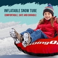 thumbnail image 2 of Going One Inflatable Snow Tube - 80 cm (32 inch) - Heavy Duty Innertube Snow Sled with Durable PVC Cover and Hand Tow Strap, for Kids, 2 of 6