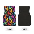 thumbnail image 2 of Fuzoiu Colorful Cats Print Carpet Floor Mats for Car,Car Foot Mat Set,Universal Fit 4 Piece Mat Pad Set,Fits Most Cars Trucks Vans Sedans SUV Auto Carpet Mat Se, 2 of 7
