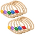 thumbnail image 1 of SHISUYAN 10 Pcs Ring Toss Rings Throwing Ring Toys Kids Ring Toss Toy Toss Rings Replacement For Carnival Party Garden Game, 1 of 8