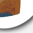 thumbnail image 3 of Designart - Abstract Flowers On Minimal Shapes VI - Modern Metal Circle Wall Art, 3 of 5