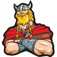 thumbnail image 2 of Viking Wall Decal Mural by Wallmonkeys Vinyl Peel & Stick Graphic for Boys (48 in H x 45 in W), 2 of 4
