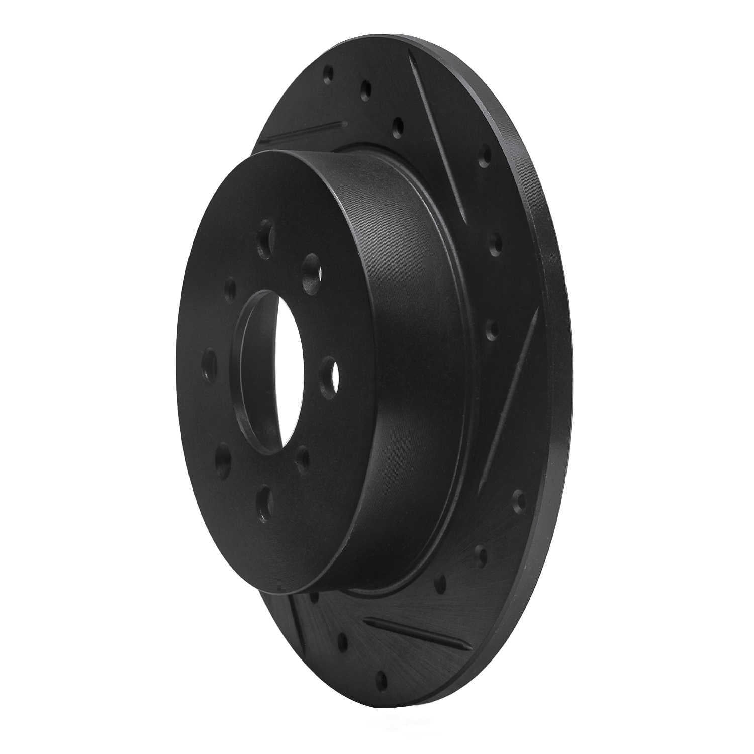 Dynamic Friction Company 633-59031R DFC Brake Rotor - Drilled And Slotted - Black