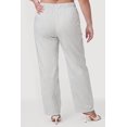 thumbnail image 3 of Women's Plus Size Striped Poplin Drawstring Waist Pants, 3 of 3