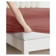 thumbnail image 3 of Bed Sheets, Premier 1800 Series Bed Sheet Set, Deep Pocket, Wrinkle, Fade, Stain Resistant, Luxury Soft Bedding Sheets & Pillowcases, Queen, Pink Clay, 3 of 7
