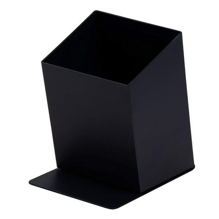 Pencil Holder Black Metal Pen Holder Cup Home And Office Desk