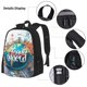 thumbnail image 3 of Fotbe Travel Around The World Set Escolar 3 en 1 para Niños - Mochila Duradera con Lonchera Aislante y Estuche para Lápices - Mochila Escolar para Niños y Niñas, 3 of 7