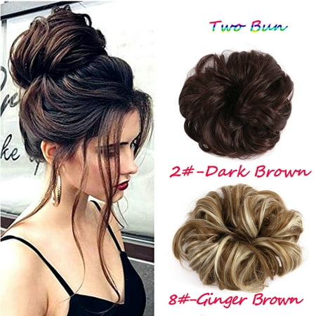 Elegant Woman Two Plastic Comb Synthetic Hair Clip In Big Hair