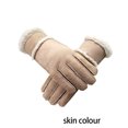 thumbnail image 2 of Qarigey 1 par de guantes de felpa elásticos suaves para hombres y mujeres, adultos, invierno, ciclismo, esquí, manoplas cálidas portátiles, equipo guantes y mitones Color de piel Qarigey AP013933-08, 2 of 6