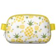 thumbnail image 1 of Pineapple Paradise Fanny Pack – Waterproof Adjustable Waist Bag with Hawaiian-Inspired Design, Perfect for Luaus & Tropical Events, 1 of 4