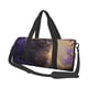 thumbnail image 1 of Easygdp Purple Flower Lazy Cat Bolsa de Viaje, Bolsa de Mano, Bolsa de Gimnasio, Bolsa de Equipaje para Viaje, 1 of 6