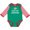 Green and Red, variant on Inktastic Ready for Adventure Hiking Camping Boys or Girls Long Sleeve Baby Bodysuit
