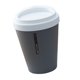 thumbnail image 4 of de Creativo de de Plástico de de de con Tapa para Oficina, Cocina, , Sala de Gris l BLESIY Recipiente de la basura en forma de taza de café, 4 of 8